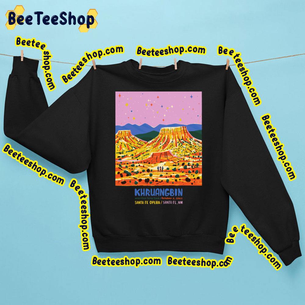 Khruangbin Sky Mountain In Santa Fe Opera Psychedelic Trending Unisex Sweatshirt Khruangbin Sky Mountain In Santa Fe Opera Psychedelic Trending Unisex Sweatshirt