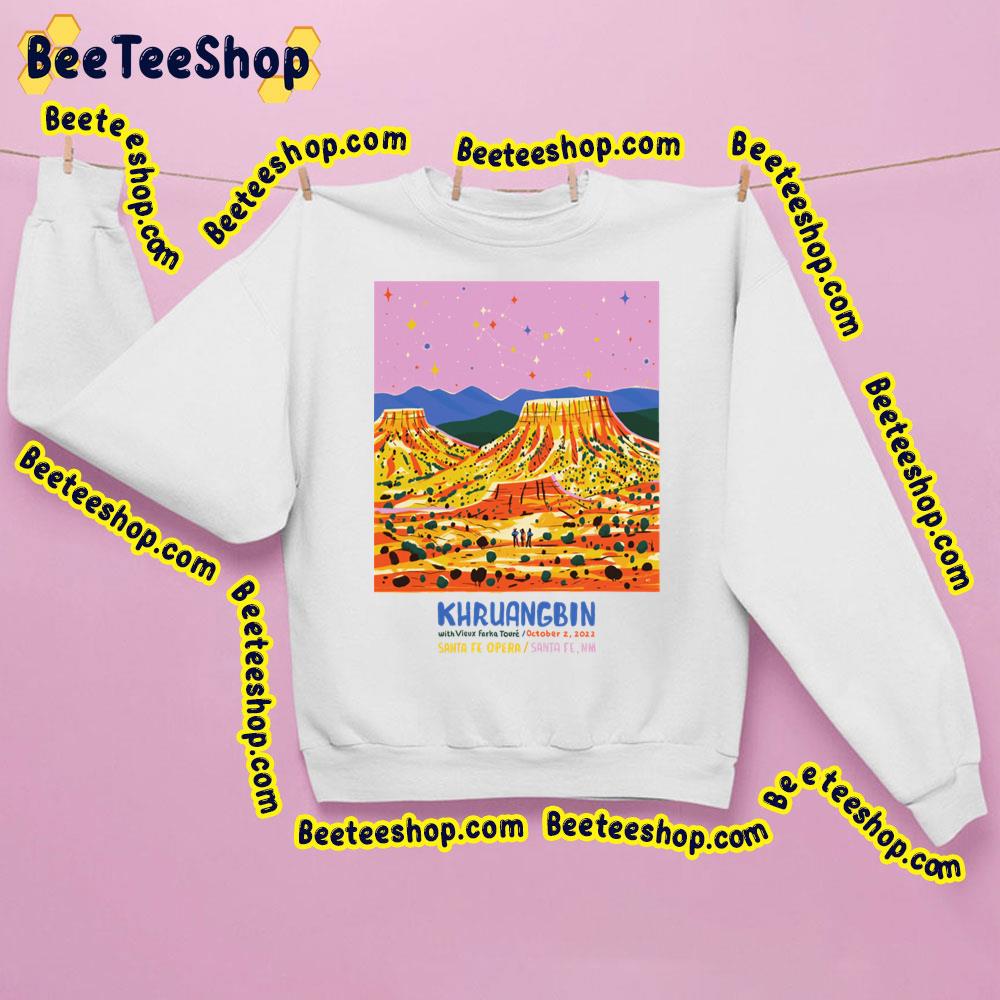 Khruangbin Sky Mountain In Santa Fe Opera Psychedelic Trending Unisex Sweatshirt Khruangbin Sky Mountain In Santa Fe Opera Psychedelic Trending Unisex Sweatshirt