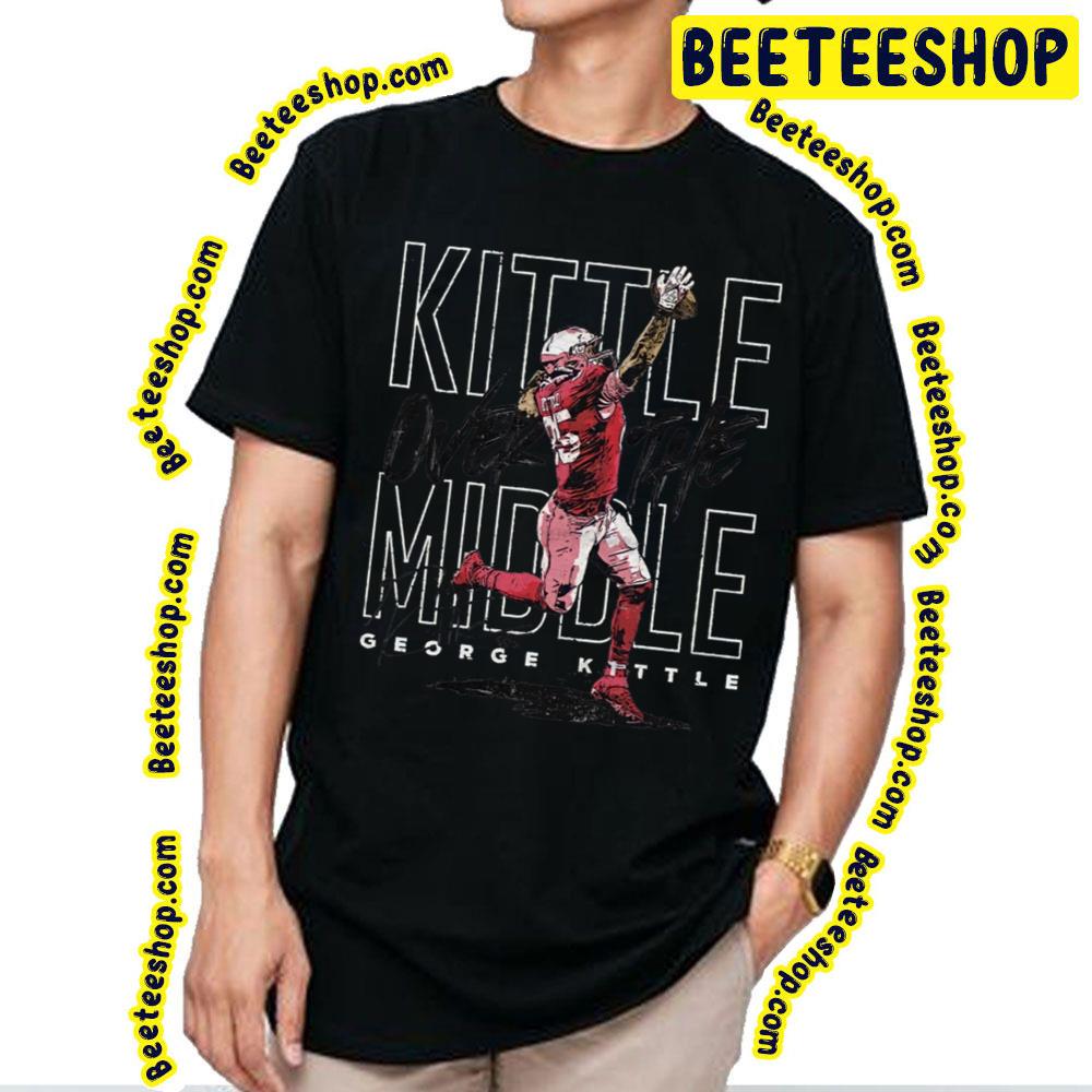 Kittle Over The Middle Funny Art Design Colorful Football Trending Unisex T-Shirt Kittle Over The Middle Funny Art Design Colorful Football Trending Unisex T-Shirt
