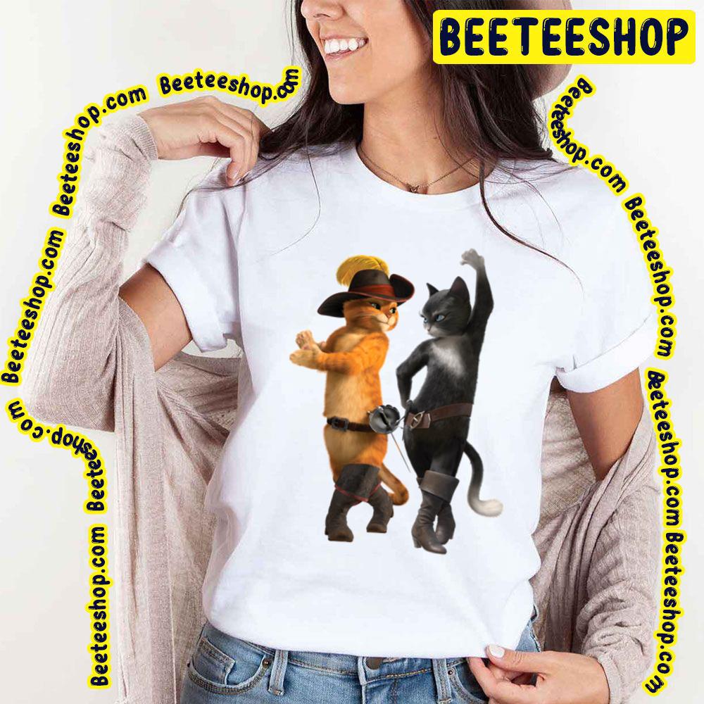Kitty Softpaws And Puss In Boots So Kawaii Art Vintage Trending Unisex T-Shirt Kitty Softpaws And Puss In Boots So Kawaii Art Vintage Trending Unisex T-Shirt