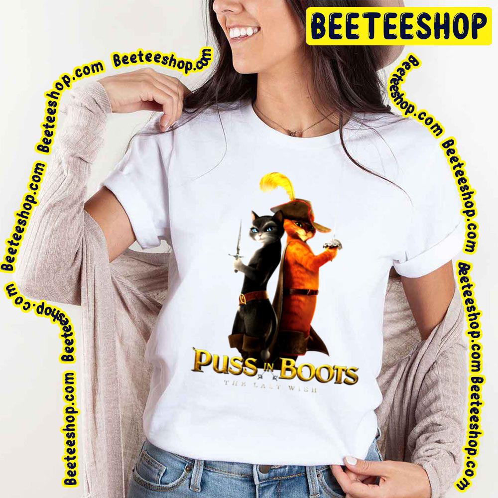Kitty Softpaws And Puss In Boots The Last Wish Funny Art Trending Unisex T-Shirt Kitty Softpaws And Puss In Boots The Last Wish Funny Art Trending Unisex T-Shirt