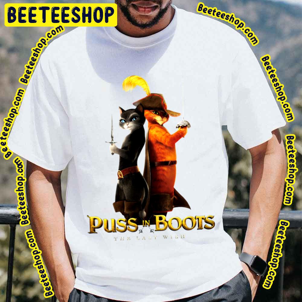 Kitty Softpaws And Puss In Boots The Last Wish Funny Art Trending Unisex T-Shirt Kitty Softpaws And Puss In Boots The Last Wish Funny Art Trending Unisex T-Shirt