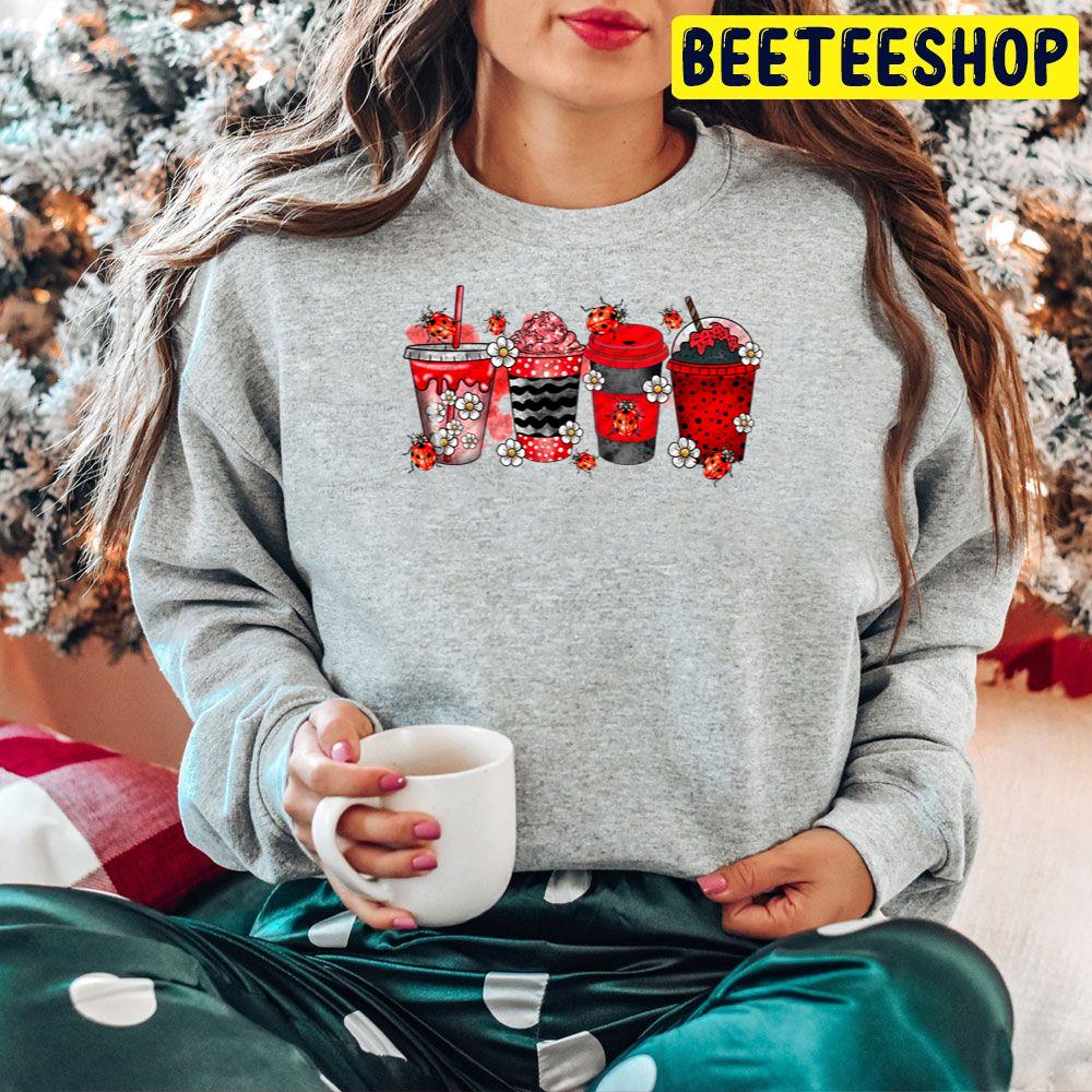 Lady Bug Drink Coffee Cup Trending Unisex Hoodie Lady Bug Drink Coffee Cup Trending Unisex Hoodie