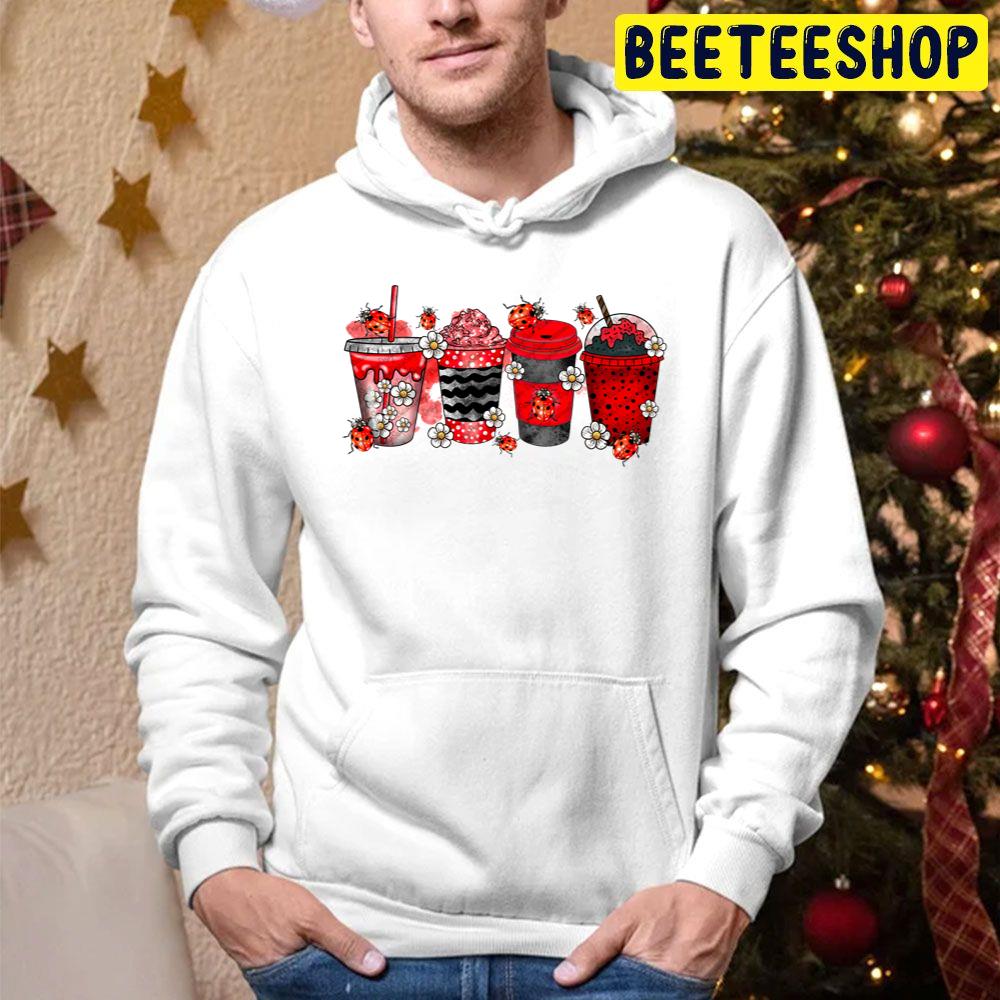 Lady Bug Drink Coffee Cup Trending Unisex Hoodie Lady Bug Drink Coffee Cup Trending Unisex Hoodie