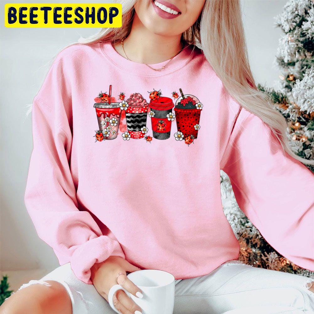 Lady Bug Drink Coffee Cup Trending Unisex Hoodie Lady Bug Drink Coffee Cup Trending Unisex Hoodie