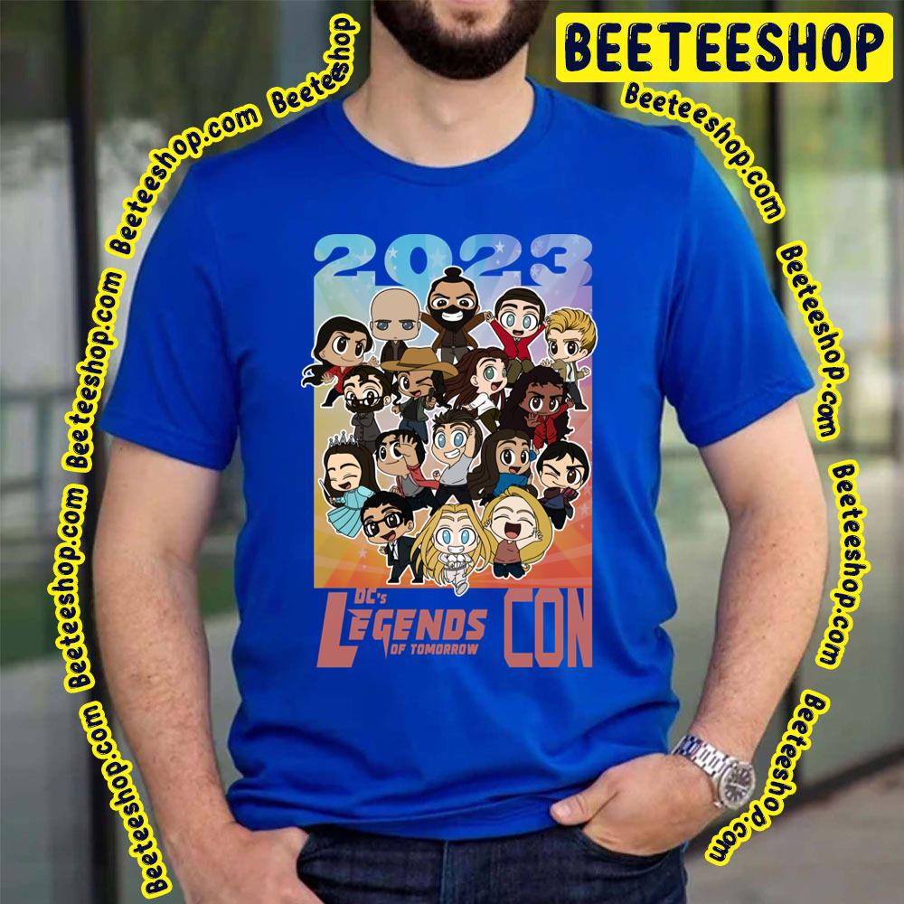 Legends Of Tomorrow Con 2023 Wallpaper Colorful Football Trending Unisex T-Shirt Legends Of Tomorrow Con 2023 Wallpaper Colorful Football Trending Unisex T-Shirt