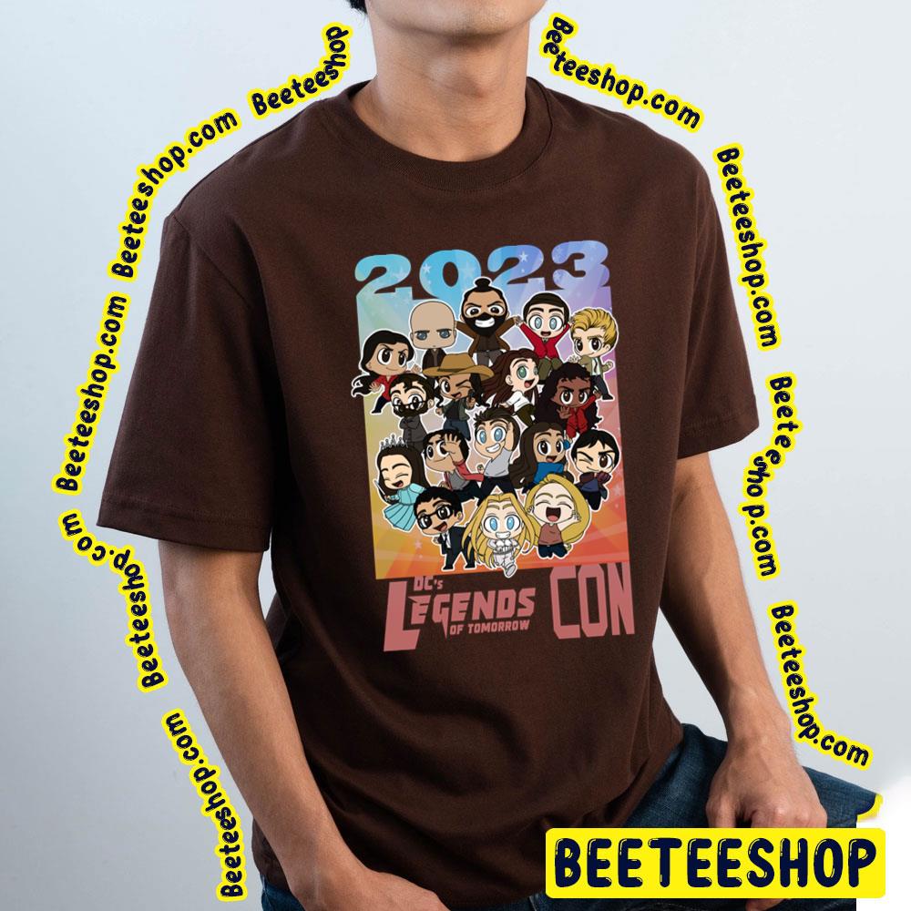 Legends Of Tomorrow Con 2023 Wallpaper Colorful Football Trending Unisex T-Shirt Legends Of Tomorrow Con 2023 Wallpaper Colorful Football Trending Unisex T-Shirt