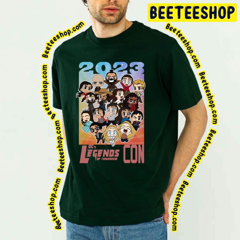 Legends Of Tomorrow Con 2023 Wallpaper Colorful Football Trending Unisex T-Shirt Legends Of Tomorrow Con 2023 Wallpaper Colorful Football Trending Unisex T-Shirt