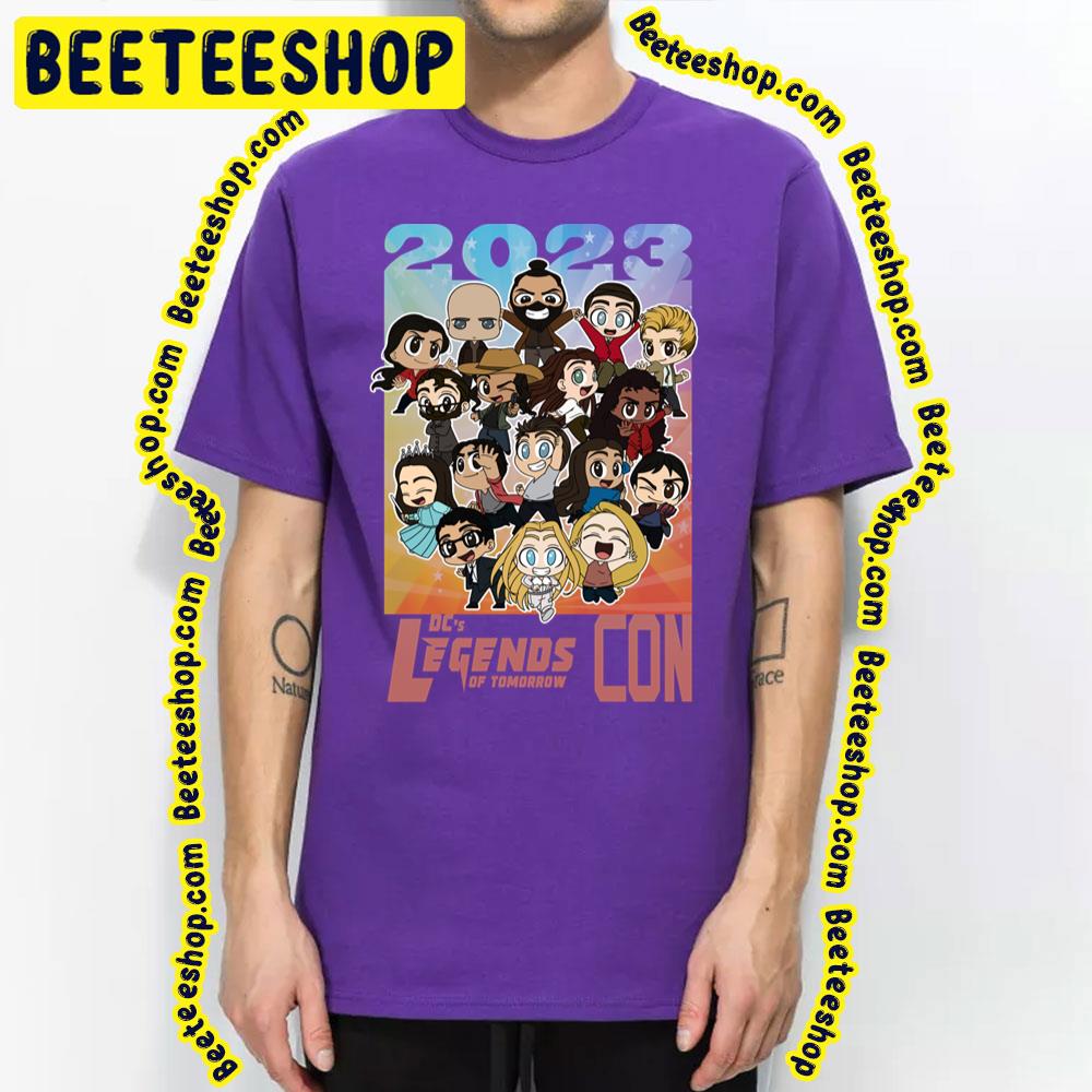 Legends Of Tomorrow Con 2023 Wallpaper Colorful Football Trending Unisex T-Shirt Legends Of Tomorrow Con 2023 Wallpaper Colorful Football Trending Unisex T-Shirt