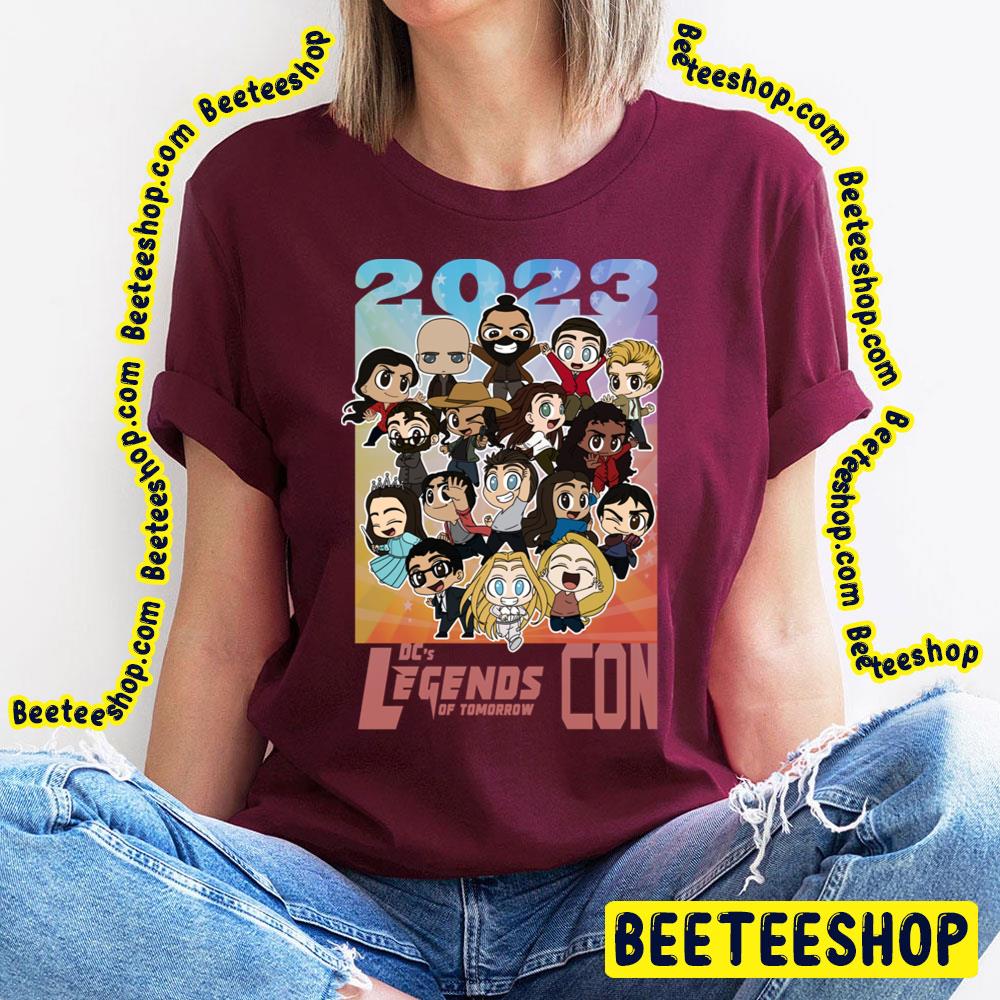 Legends Of Tomorrow Con 2023 Wallpaper Colorful Football Trending Unisex T-Shirt Legends Of Tomorrow Con 2023 Wallpaper Colorful Football Trending Unisex T-Shirt