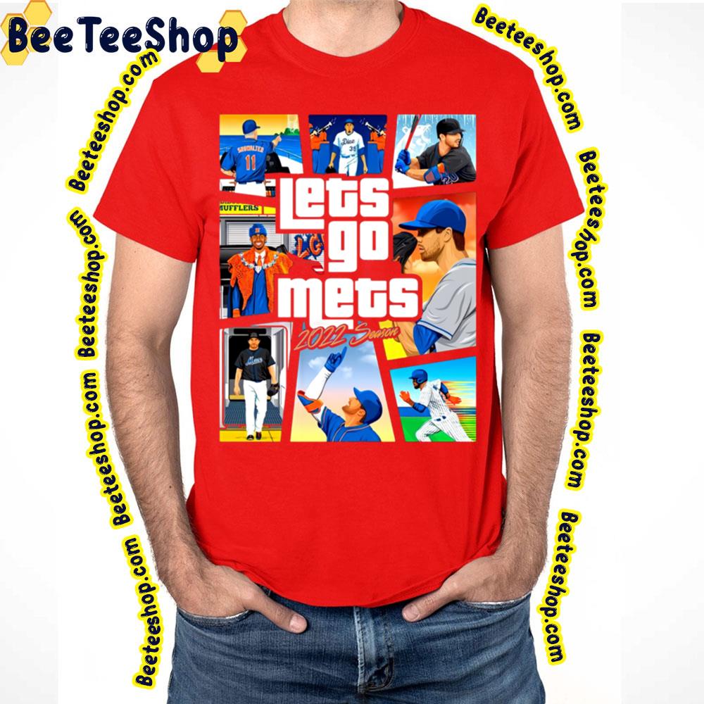 Let's Go Mets Justin Verlander Art Baseball Trending Unisex T-Shirt Let's Go Mets Justin Verlander Art Baseball Trending Unisex T-Shirt