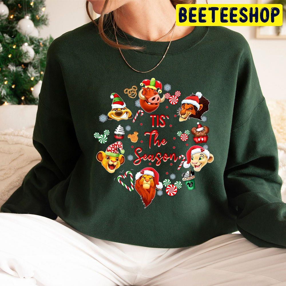 Lion King File Christmas Tis The Season Christmas Cartoon Character Trending Unisex Hoodie Lion King File Christmas Tis The Season Christmas Cartoon Character Trending Unisex Hoodie