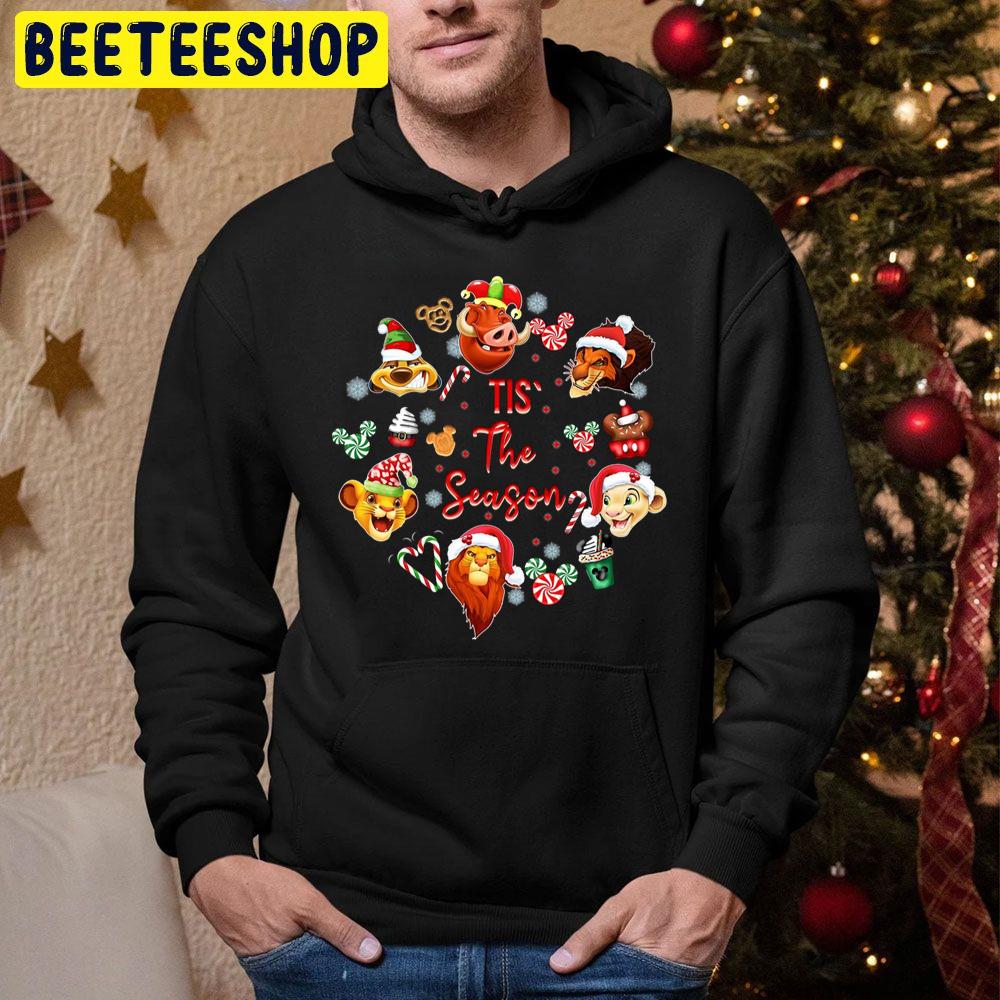 Lion King File Christmas Tis The Season Christmas Cartoon Character Trending Unisex Hoodie Lion King File Christmas Tis The Season Christmas Cartoon Character Trending Unisex Hoodie