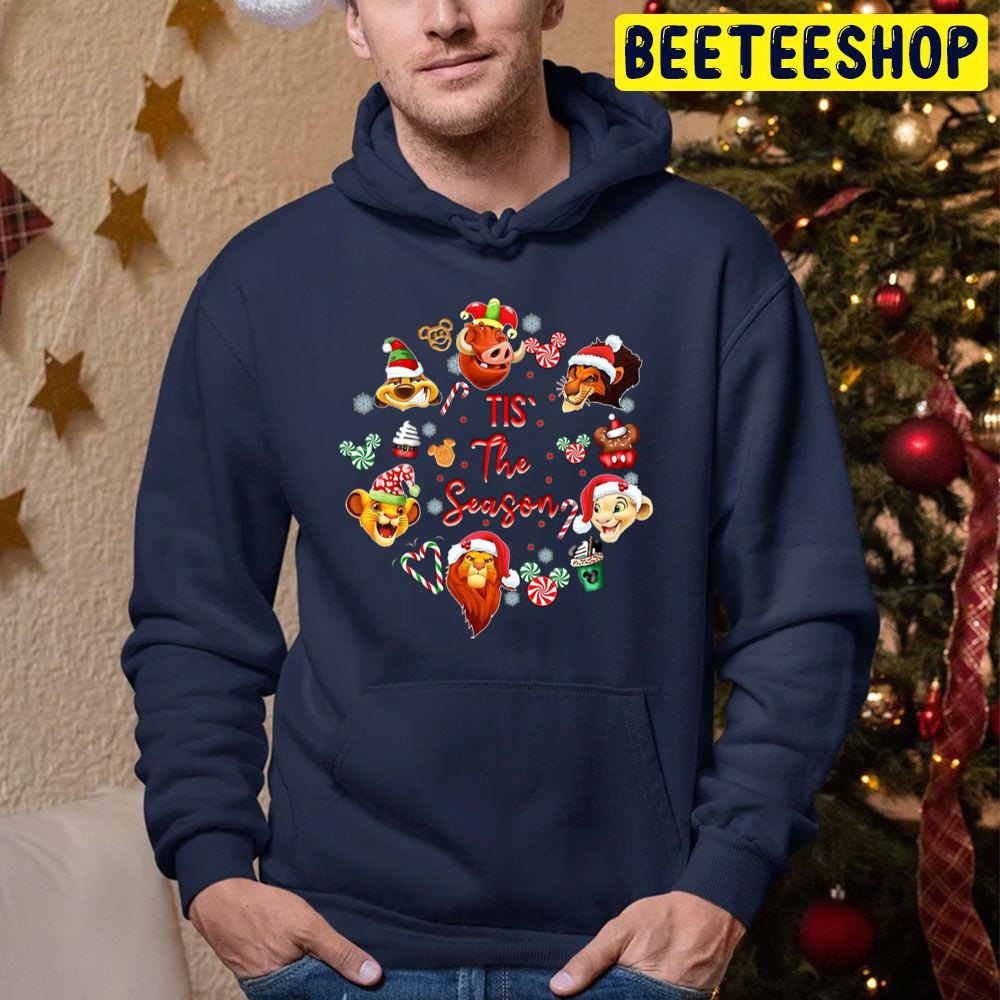 Lion King File Christmas Tis The Season Christmas Cartoon Character Trending Unisex Hoodie Lion King File Christmas Tis The Season Christmas Cartoon Character Trending Unisex Hoodie