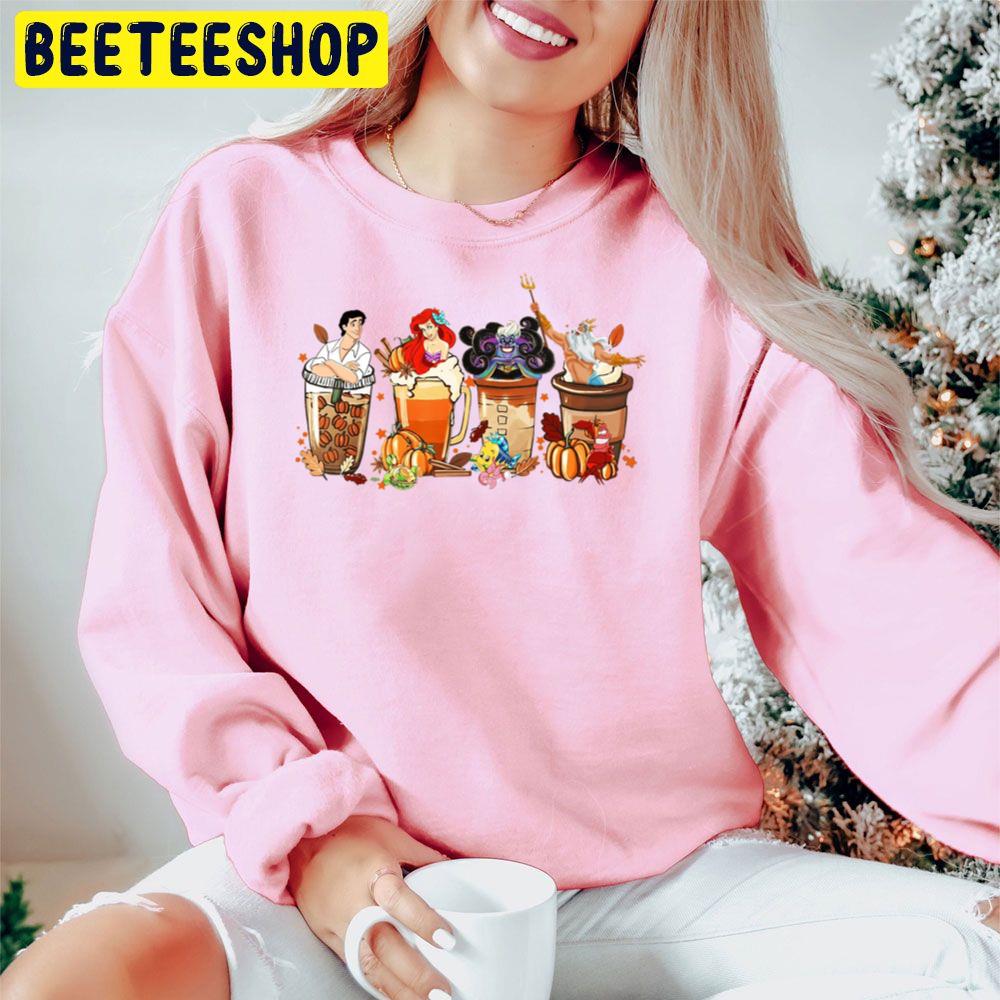 Little Mermaid Coffee Latte, Princess Ariel Trending Unisex Hoodie Little Mermaid Coffee Latte, Princess Ariel Trending Unisex Hoodie