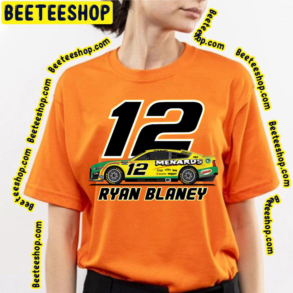 Logo 12 Ryan Blaney Racing Nascar Vintage Art Trending Unisex T-Shirt Logo 12 Ryan Blaney Racing Nascar Vintage Art Trending Unisex T-Shirt