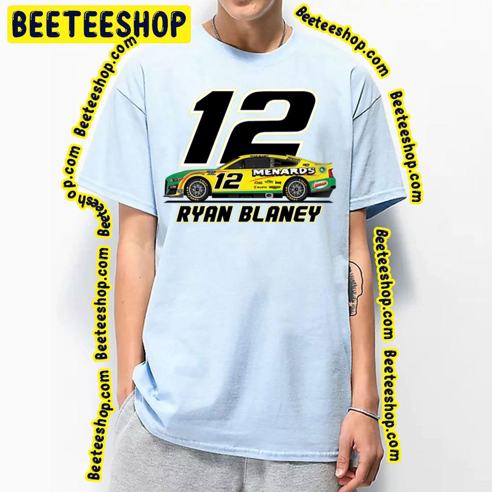 Logo 12 Ryan Blaney Racing Nascar Vintage Art Trending Unisex T-Shirt Logo 12 Ryan Blaney Racing Nascar Vintage Art Trending Unisex T-Shirt