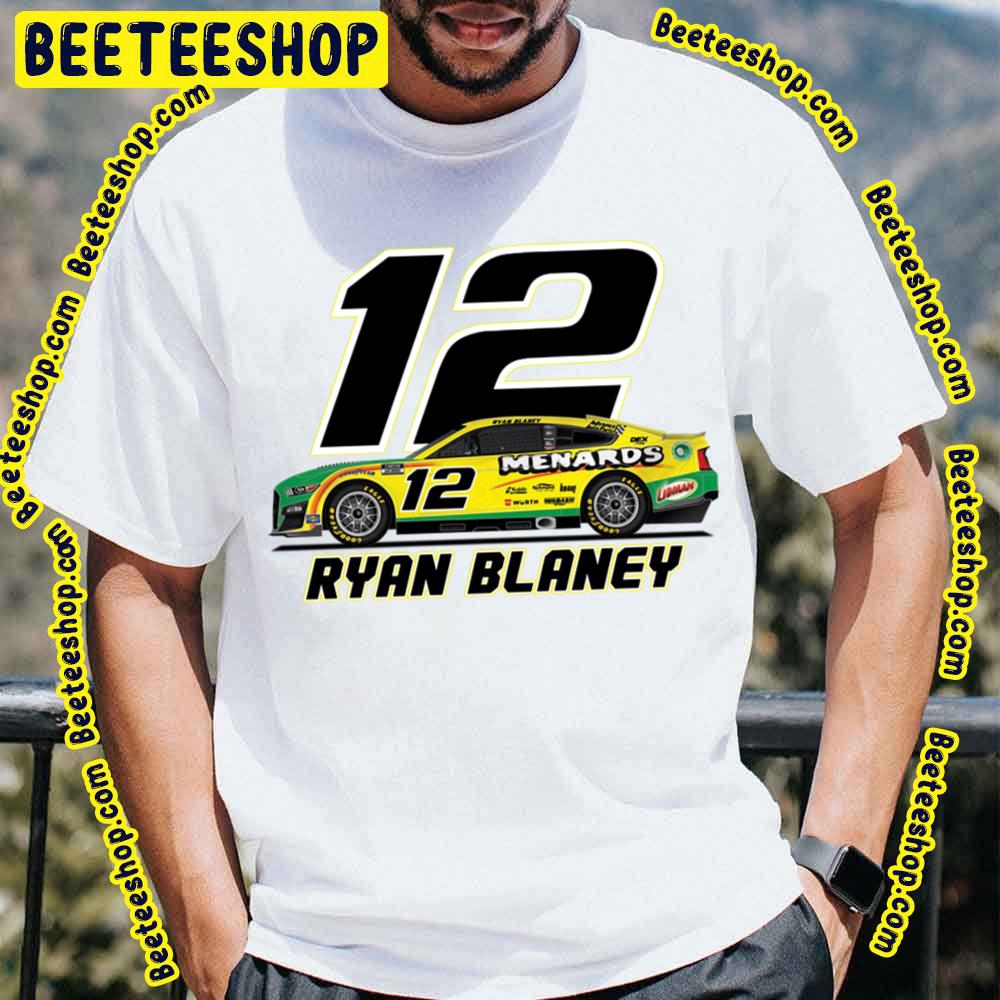 Logo 12 Ryan Blaney Racing Nascar Vintage Art Trending Unisex T-Shirt Logo 12 Ryan Blaney Racing Nascar Vintage Art Trending Unisex T-Shirt