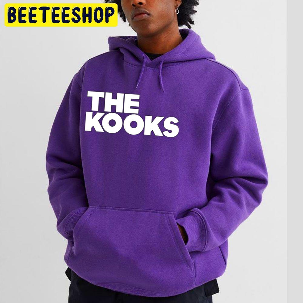 Logo Black And White Art Kooks Music Trending Unisex Hoodie Logo Black And White Art Kooks Music Trending Unisex Hoodie