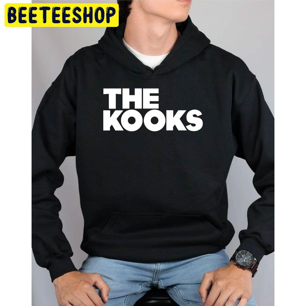 Logo Black And White Art Kooks Music Trending Unisex Hoodie Logo Black And White Art Kooks Music Trending Unisex Hoodie