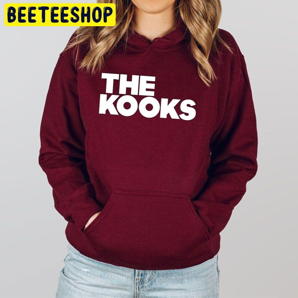 Logo Black And White Art Kooks Music Trending Unisex Hoodie Logo Black And White Art Kooks Music Trending Unisex Hoodie