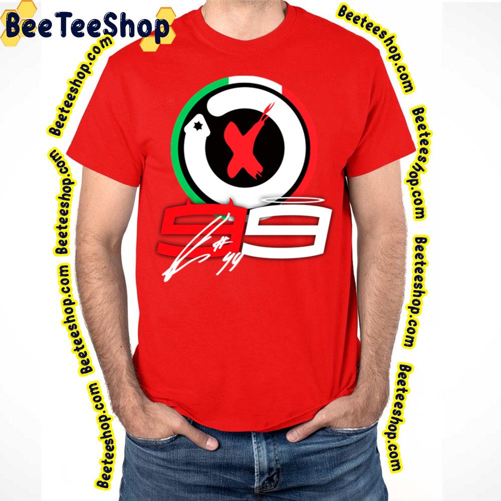 Logo Of Jorge Lorenzo Racing The Shark 99 Art Trending Unisex T-Shirt Logo Of Jorge Lorenzo Racing The Shark 99 Art Trending Unisex T-Shirt