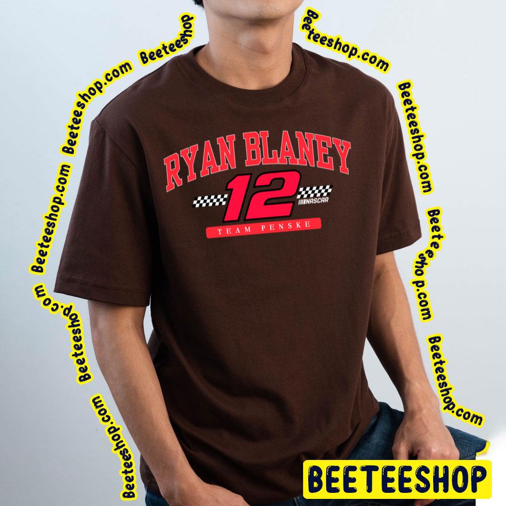 Logo Of Ryan Blaney Racing 12 Team Penske Vintage Trending Unisex T-Shirt Logo Of Ryan Blaney Racing 12 Team Penske Vintage Trending Unisex T-Shirt