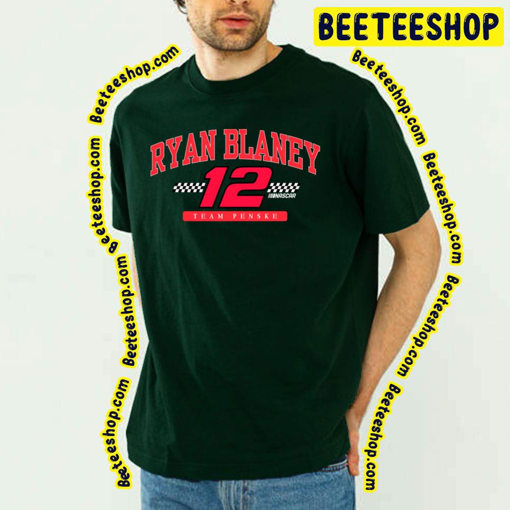 Logo Of Ryan Blaney Racing 12 Team Penske Vintage Trending Unisex T-Shirt Logo Of Ryan Blaney Racing 12 Team Penske Vintage Trending Unisex T-Shirt