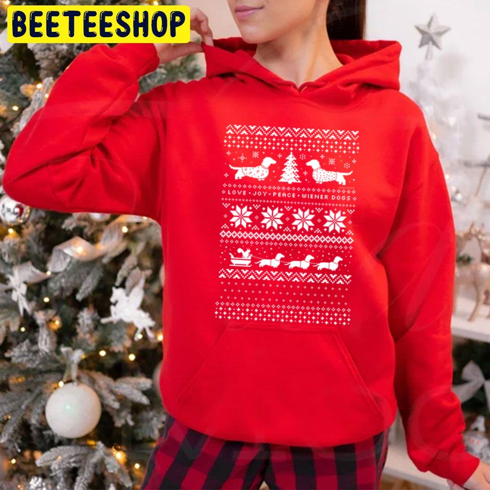 Lover Dachshunds Cutie Dog Christmas Art Trending Unisex Hoodie Lover Dachshunds Cutie Dog Christmas Art Trending Unisex Hoodie