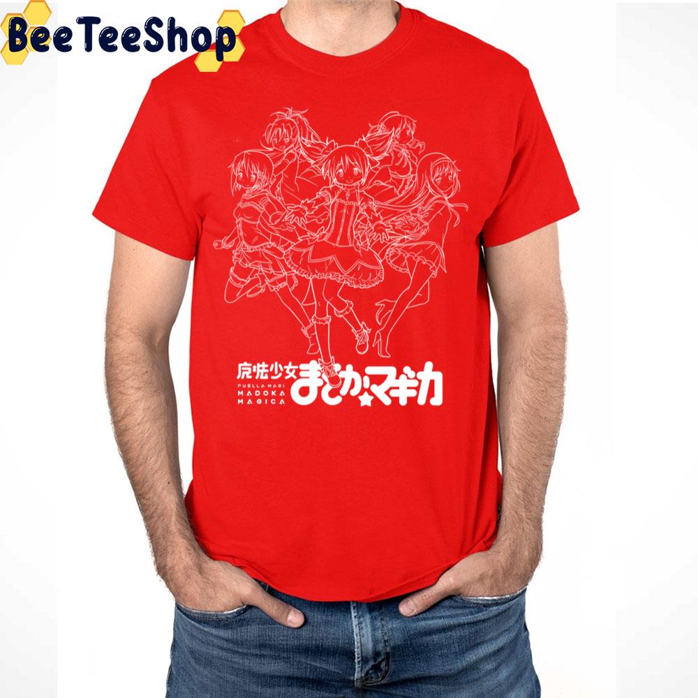Magical Girls White Art Trending Unisex T-Shirt Magical Girls White Art Trending Unisex T-Shirt