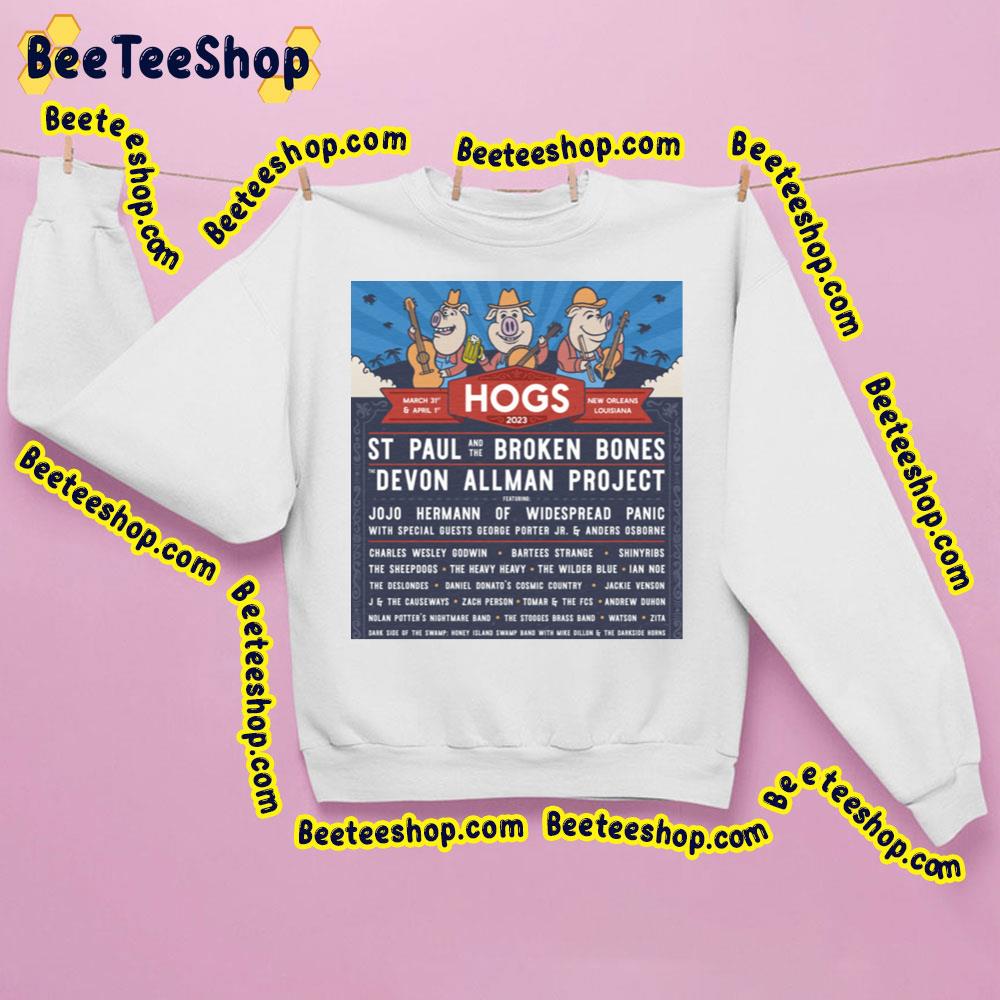 March New Orleans Louisiana Hogs For The Cause 2023 Trending Unisex Sweatshirt March New Orleans Louisiana Hogs For The Cause 2023 Trending Unisex Sweatshirt
