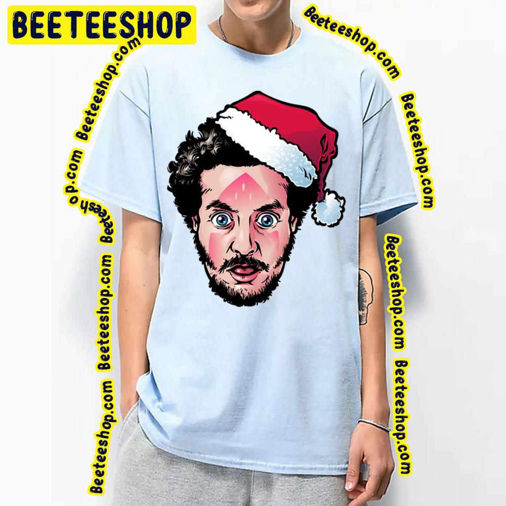 Marv With Santa Hat Home Alone Funny Movie Art Trending Unisex T-Shirt Marv With Santa Hat Home Alone Funny Movie Art Trending Unisex T-Shirt