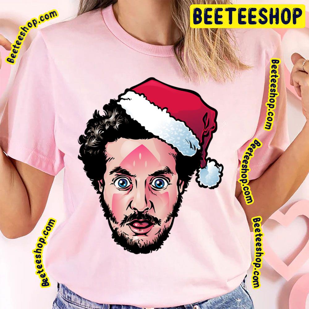 Marv With Santa Hat Home Alone Funny Movie Art Trending Unisex T-Shirt Marv With Santa Hat Home Alone Funny Movie Art Trending Unisex T-Shirt
