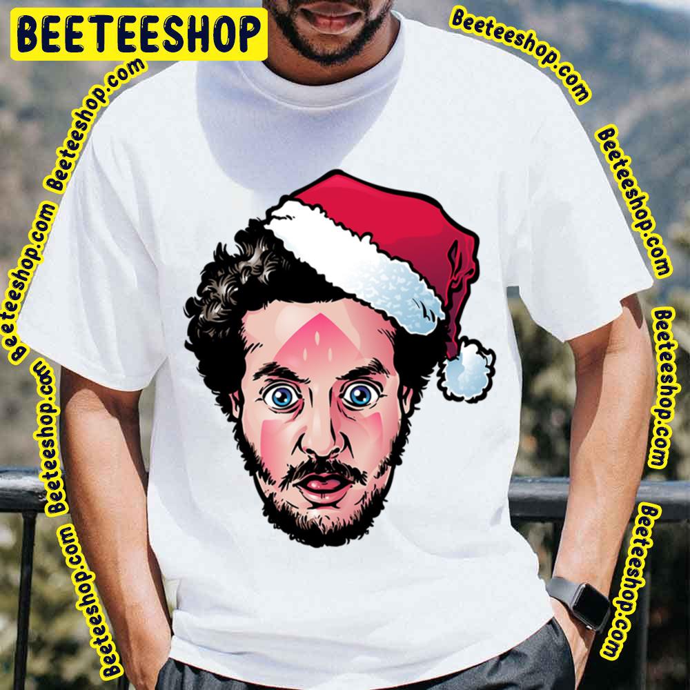Marv With Santa Hat Home Alone Funny Movie Art Trending Unisex T-Shirt Marv With Santa Hat Home Alone Funny Movie Art Trending Unisex T-Shirt