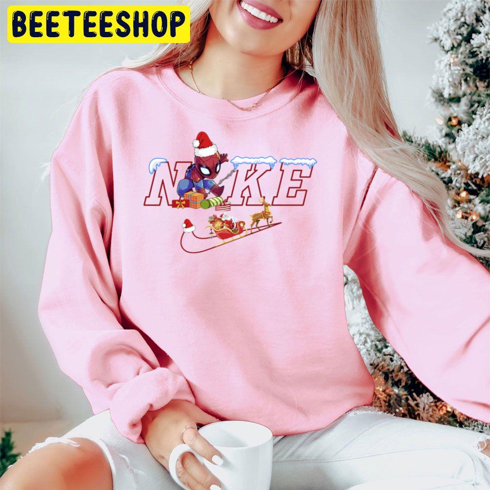 Marvel Superhero Team Avengers Christmas Nike Logo Spider Man Trending Unisex Hoodie Marvel Superhero Team Avengers Christmas Nike Logo Spider Man Trending Unisex Hoodie