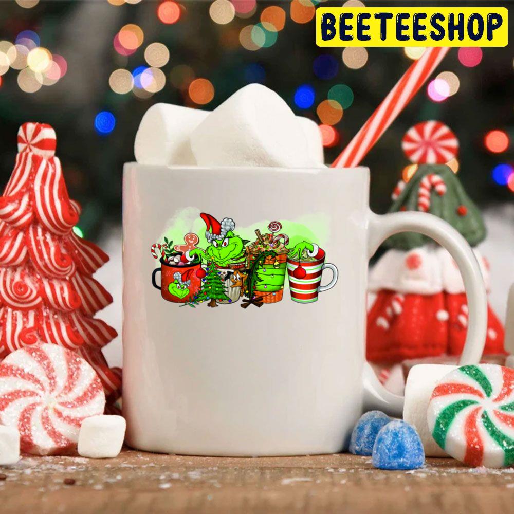 Max And Grinch Coffee Drink Christmas Trending Unisex Hoodie Max And Grinch Coffee Drink Christmas Trending Unisex Hoodie
