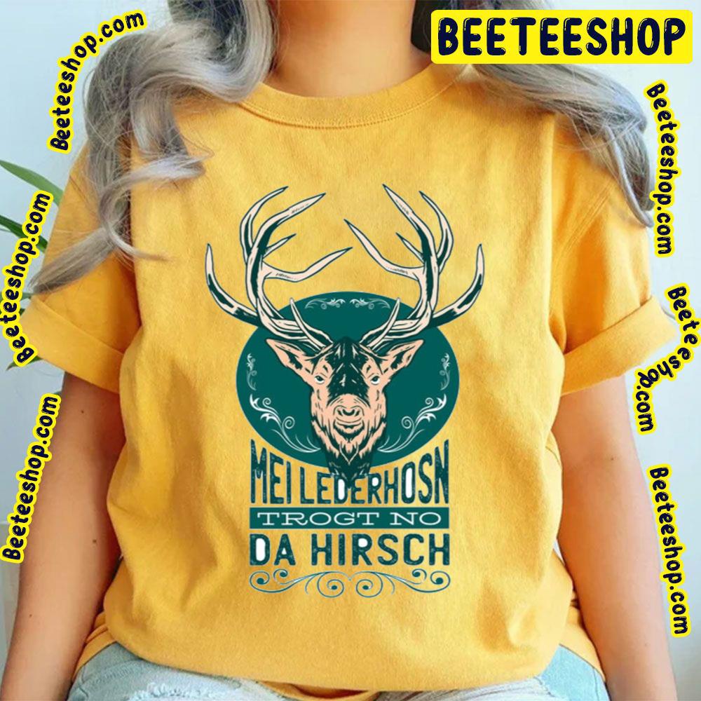 Mellederhosn Da Hirsch The King Deer Active Retro Trending Unisex T-Shirt Mellederhosn Da Hirsch The King Deer Active Retro Trending Unisex T-Shirt