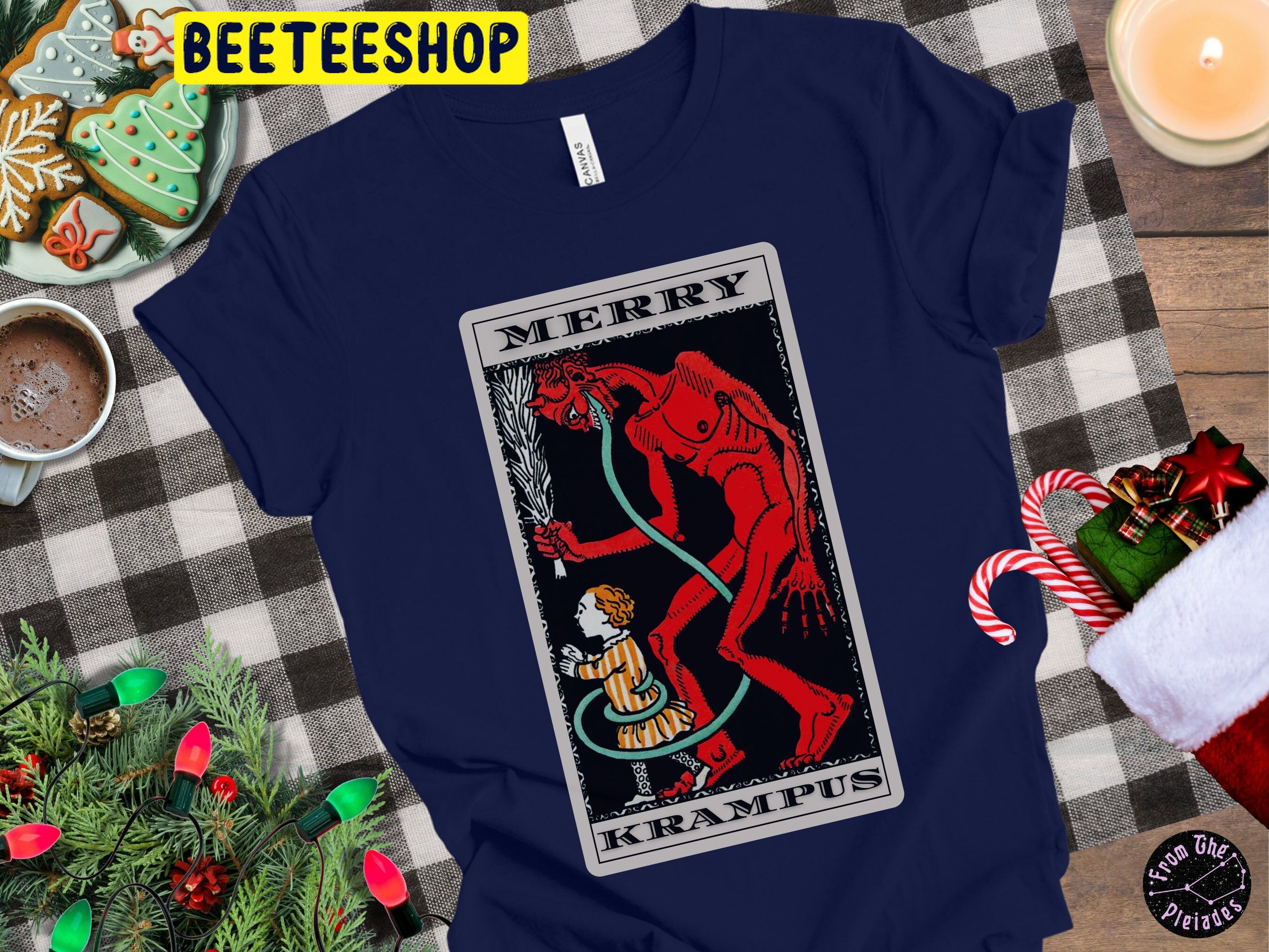 Merry Krampus Christmas Trending Unisex Shirt