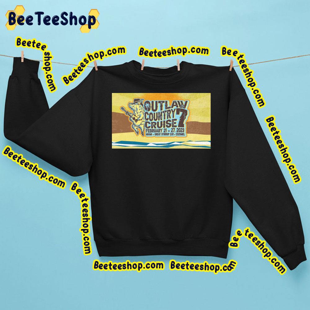 Miami Great Stirrup Cay Cozumel Outlaw Country Cruise 2023 Trending Unisex Sweatshirt Miami Great Stirrup Cay Cozumel Outlaw Country Cruise 2023 Trending Unisex Sweatshirt