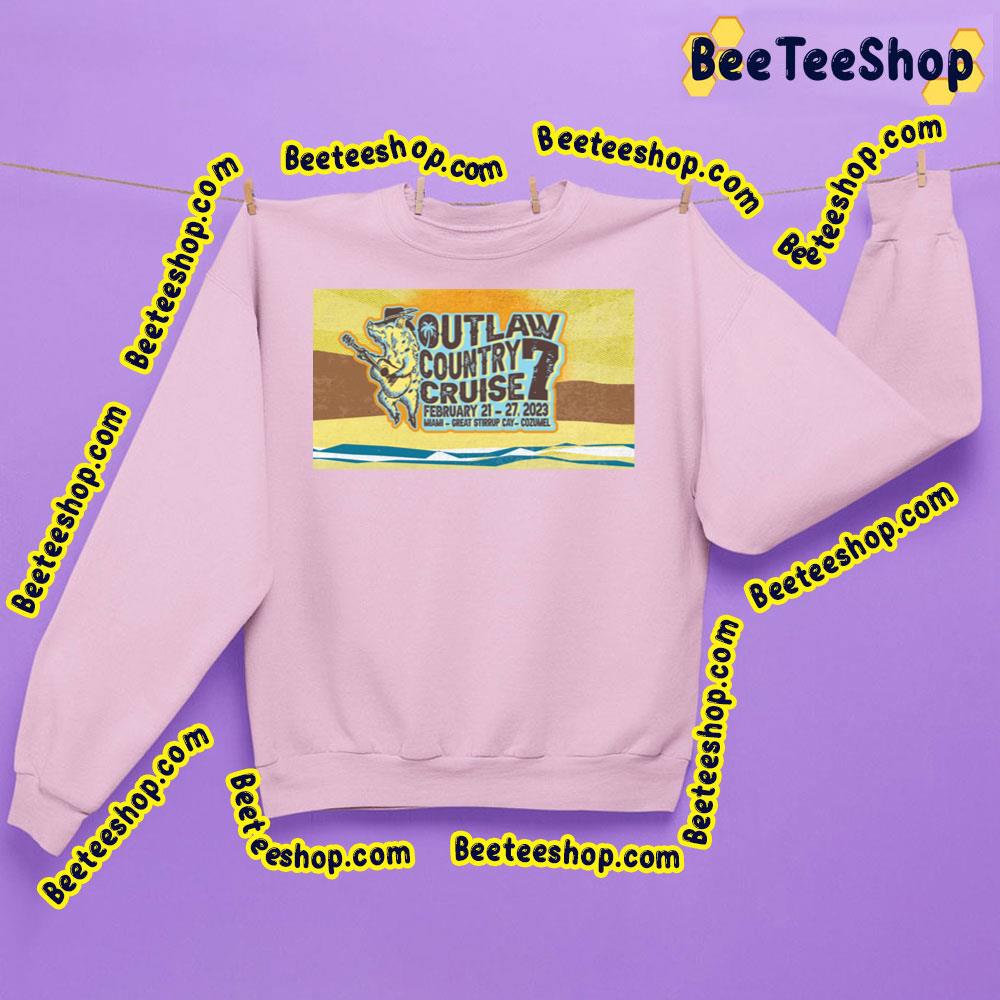 Miami Great Stirrup Cay Cozumel Outlaw Country Cruise 2023 Trending Unisex Sweatshirt Miami Great Stirrup Cay Cozumel Outlaw Country Cruise 2023 Trending Unisex Sweatshirt