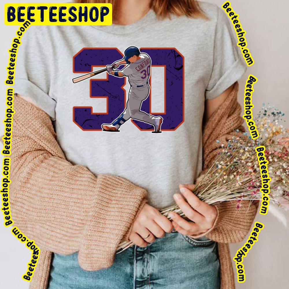 Michael Conforto With 30 Numbers Baseball Trending Unisex T-Shirt Michael Conforto With 30 Numbers Baseball Trending Unisex T-Shirt