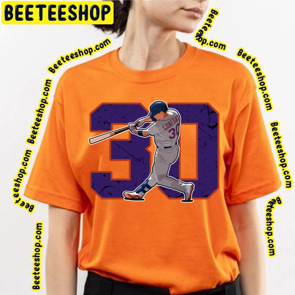 Michael Conforto With 30 Numbers Baseball Trending Unisex T-Shirt Michael Conforto With 30 Numbers Baseball Trending Unisex T-Shirt