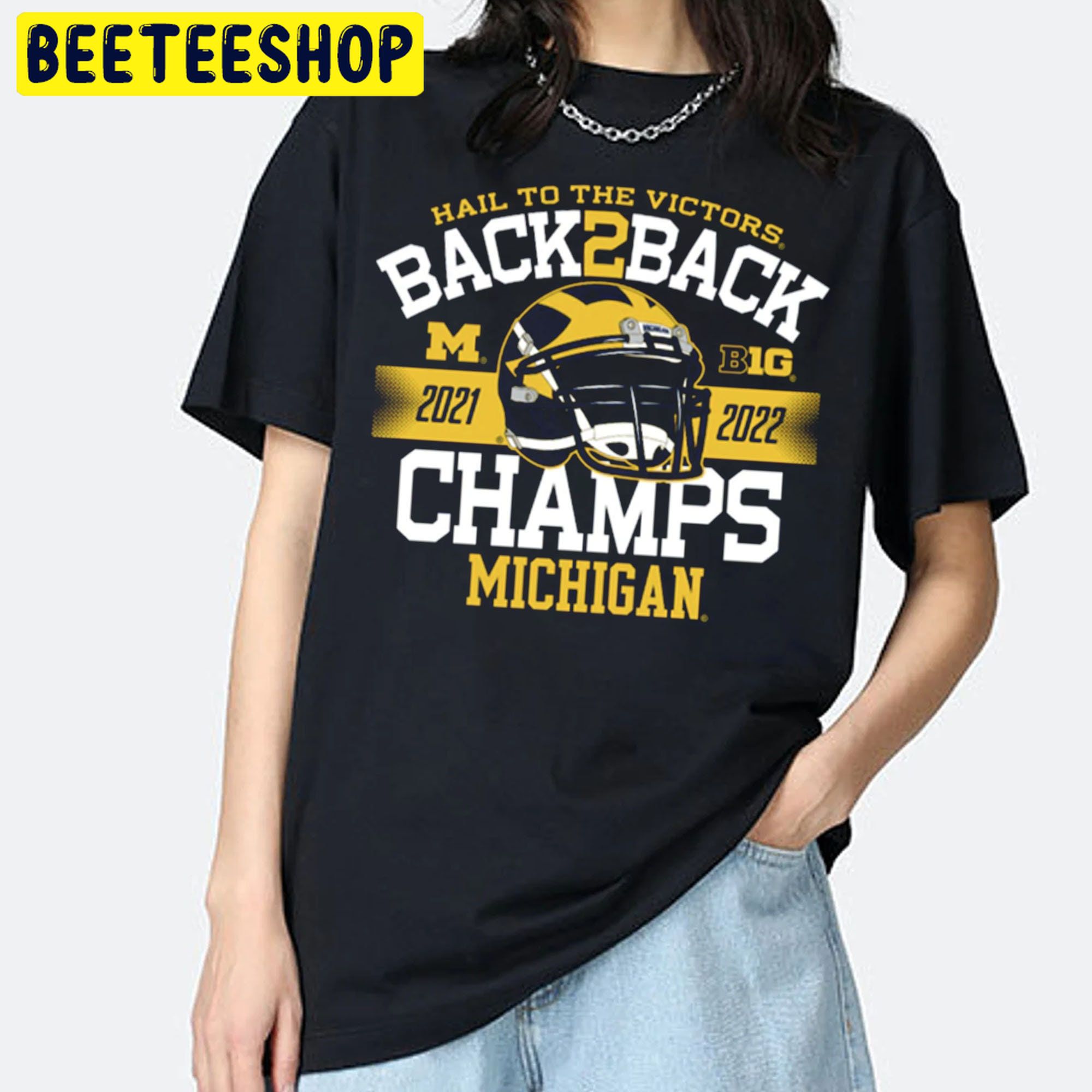 Michigan Big Ten Championship 2022 Wolverines Football Trending Unisex Shirt Michigan Big Ten Championship 2022 Wolverines Football Trending Unisex Shirt