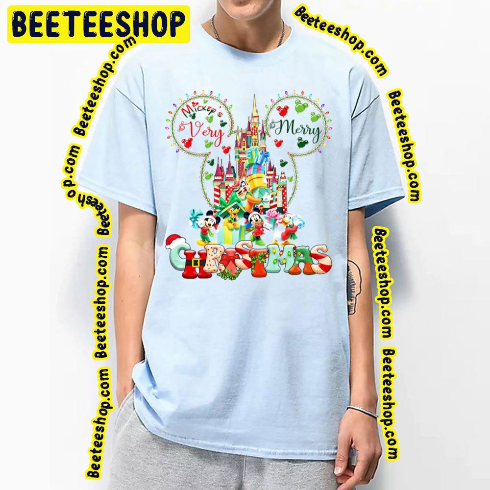 Mickey Very Merry Christmas Mickey And Friends Minnie Mickey Goofy Daisy Donald Pluto Trending Unisex T-Shirt Mickey Very Merry Christmas Mickey And Friends Minnie Mickey Goofy Daisy Donald Pluto Trending Unisex T-Shirt
