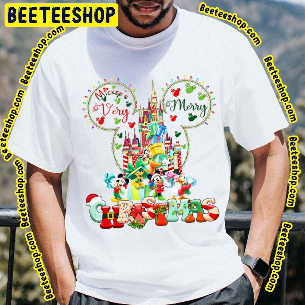 Mickey Very Merry Christmas Mickey And Friends Minnie Mickey Goofy Daisy Donald Pluto Trending Unisex T-Shirt Mickey Very Merry Christmas Mickey And Friends Minnie Mickey Goofy Daisy Donald Pluto Trending Unisex T-Shirt