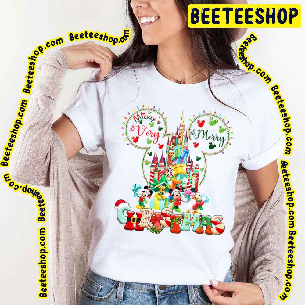 Mickey Very Merry Christmas Mickey And Friends Minnie Mickey Goofy Daisy Donald Pluto Trending Unisex T-Shirt Mickey Very Merry Christmas Mickey And Friends Minnie Mickey Goofy Daisy Donald Pluto Trending Unisex T-Shirt