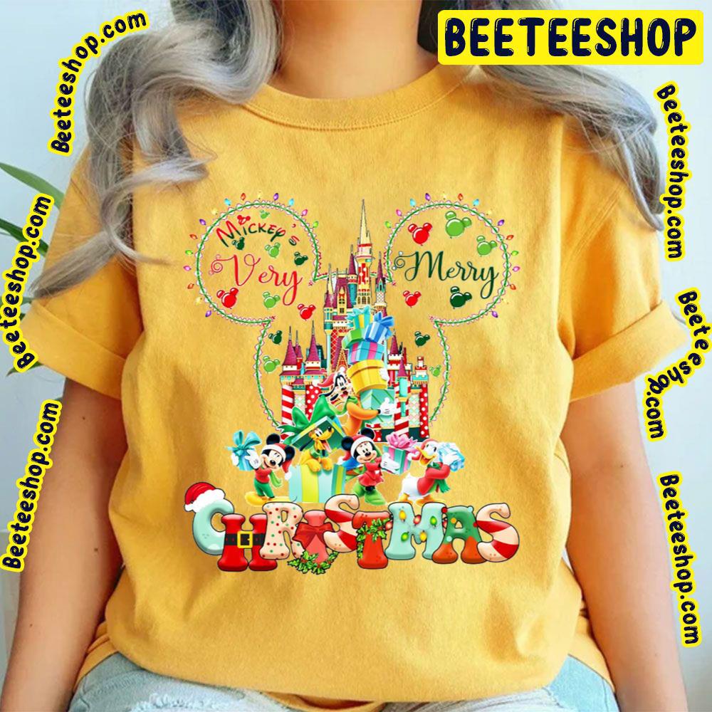 Mickey Very Merry Christmas Mickey And Friends Minnie Mickey Goofy Daisy Donald Pluto Trending Unisex T-Shirt Mickey Very Merry Christmas Mickey And Friends Minnie Mickey Goofy Daisy Donald Pluto Trending Unisex T-Shirt