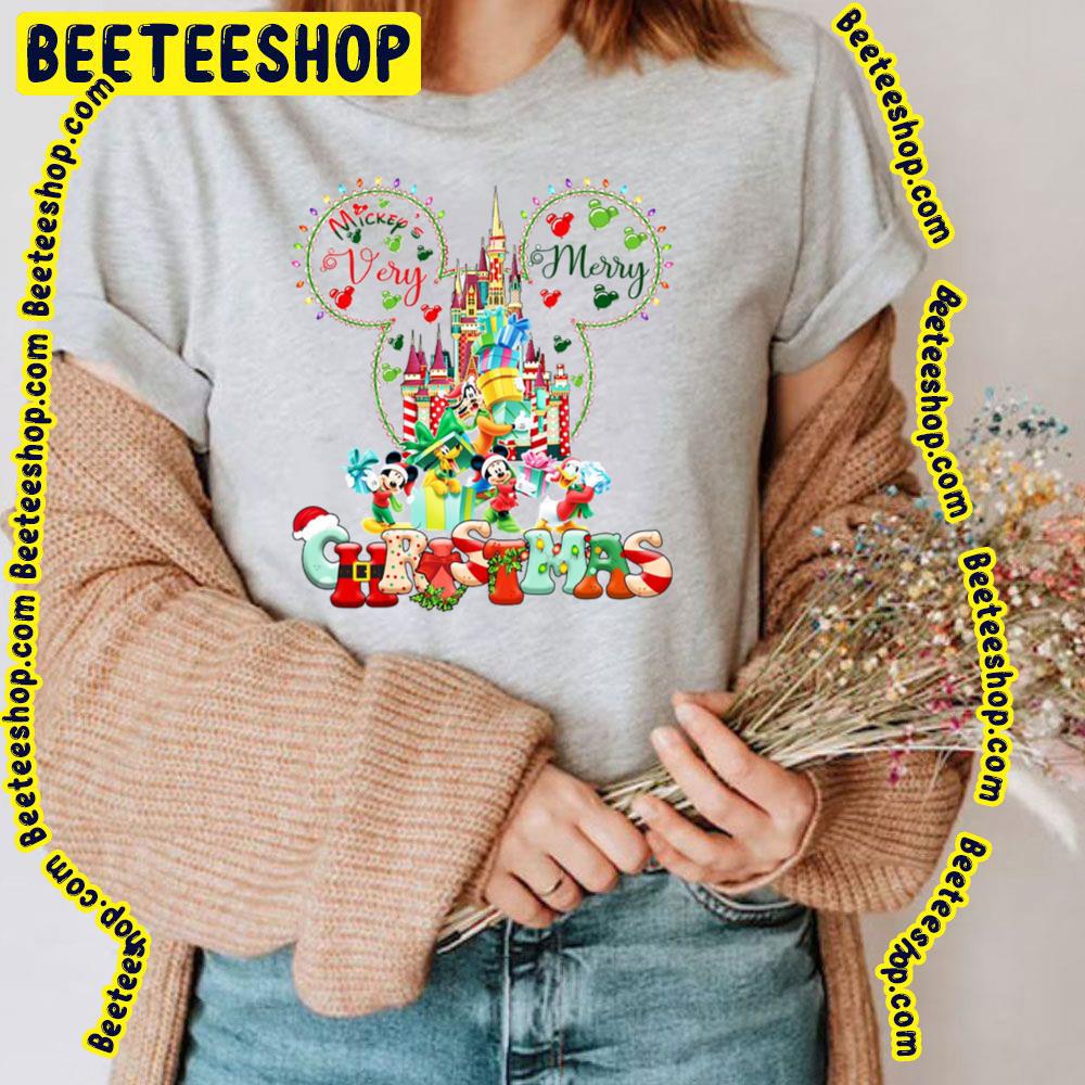 Mickey Very Merry Christmas Mickey And Friends Minnie Mickey Goofy Daisy Donald Pluto Trending Unisex T-Shirt Mickey Very Merry Christmas Mickey And Friends Minnie Mickey Goofy Daisy Donald Pluto Trending Unisex T-Shirt