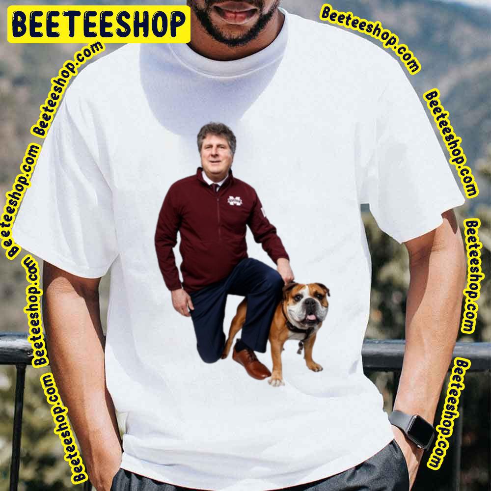 Mike Leach And Dog Trending Unisex T-Shirt Mike Leach And Dog Trending Unisex T-Shirt