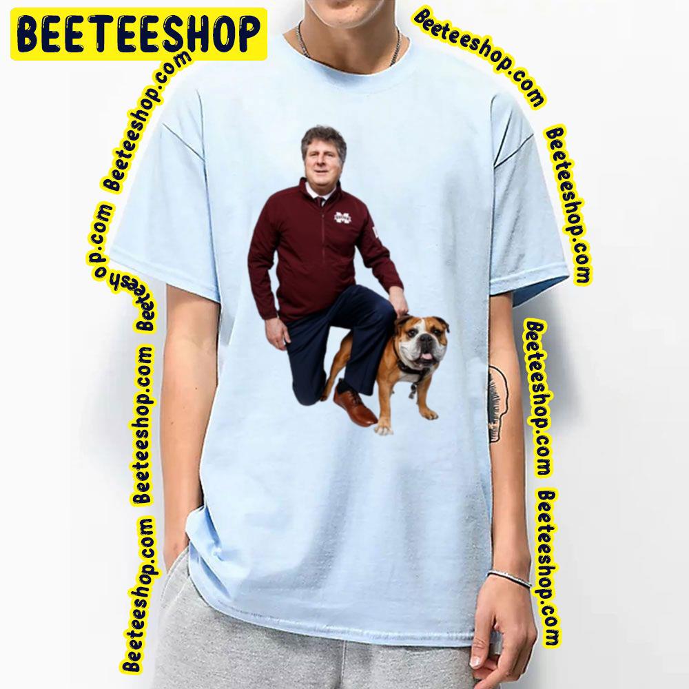 Mike Leach And Dog Trending Unisex T-Shirt Mike Leach And Dog Trending Unisex T-Shirt